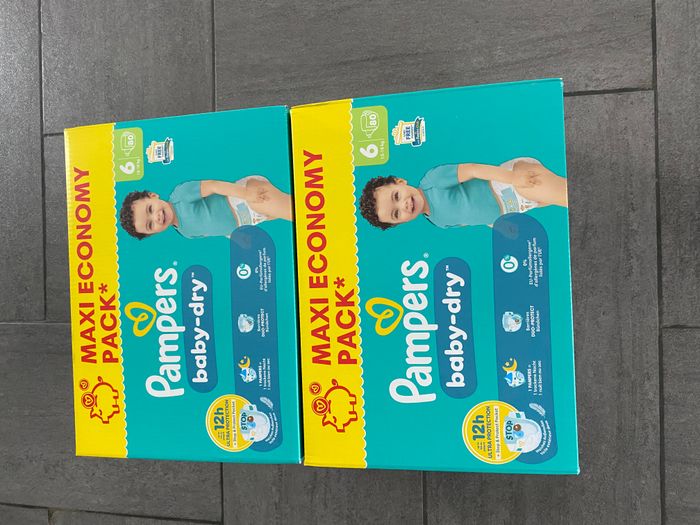 Maxipack de 160 couches Pampers baby dry Taille 6 T6 lot