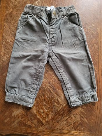 1 pantalon en velours garçon 12 mois 