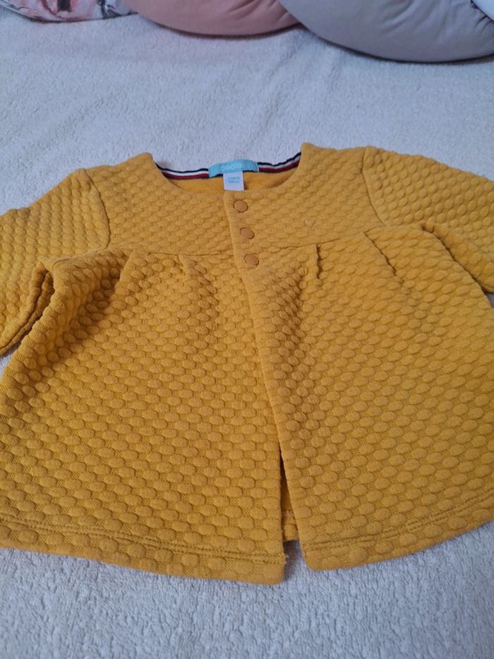 Gilet jaune fille 23 mois - photo numéro 2
