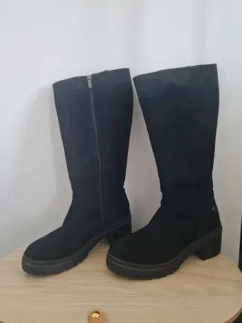 Botte noir effet daim Xti