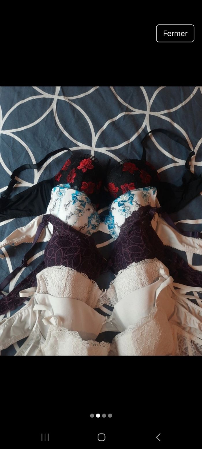 Lot soutien gorge - photo numéro 2