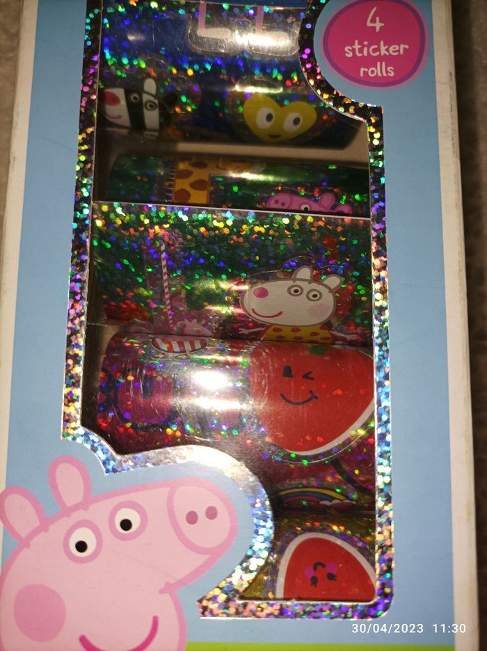 Rouleaux à stickers Peppa Pig - photo numéro 2