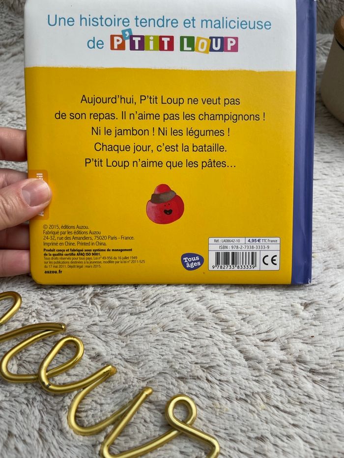 Livre - P’tit loup n’aime que les pâtes - photo numéro 2
