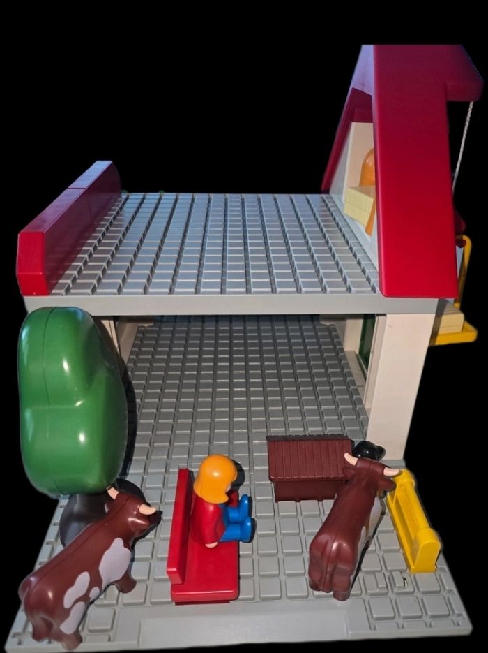 123  playmobil grande ferme 6800 vintage 1990 - photo numéro 3