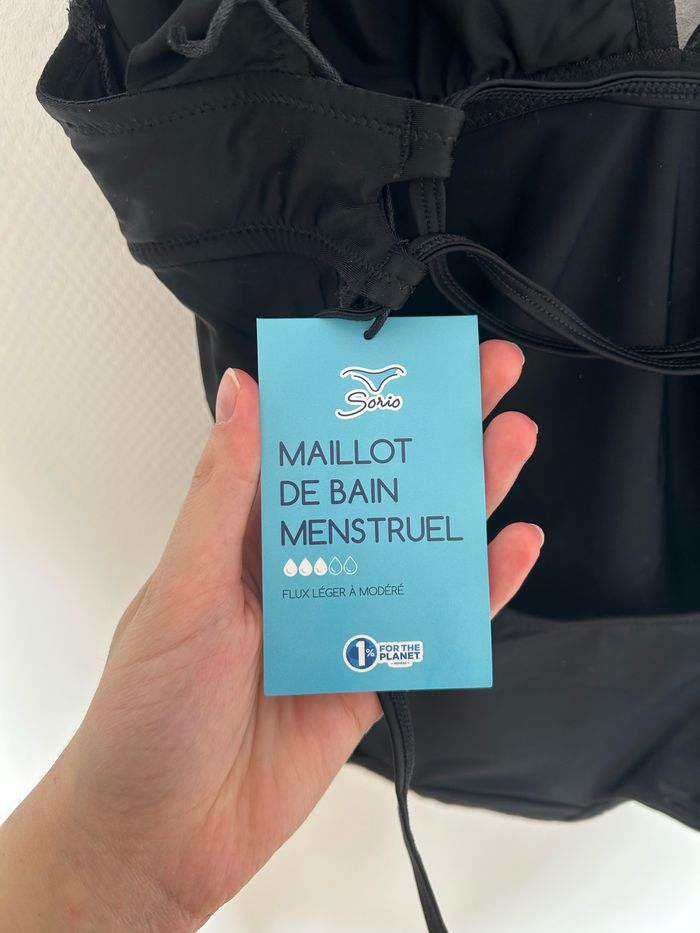Maillot de bain menstruel noir - photo numéro 3