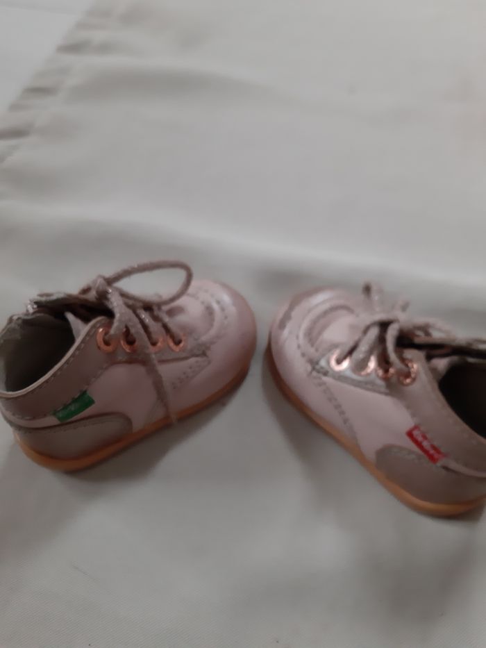 Chaussures premiers pas fille - Kickers - 19 - photo numéro 4