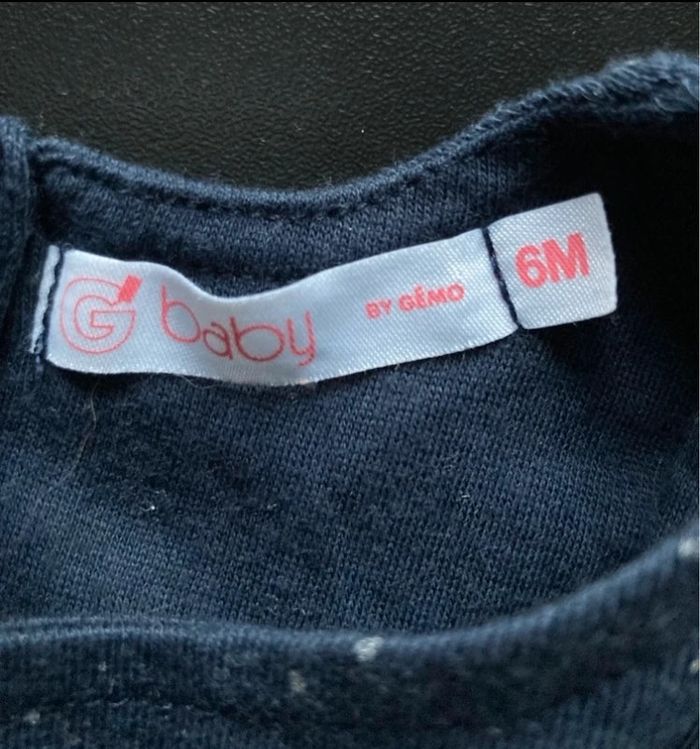 Robe bleue marine - 6 mois - photo numéro 3