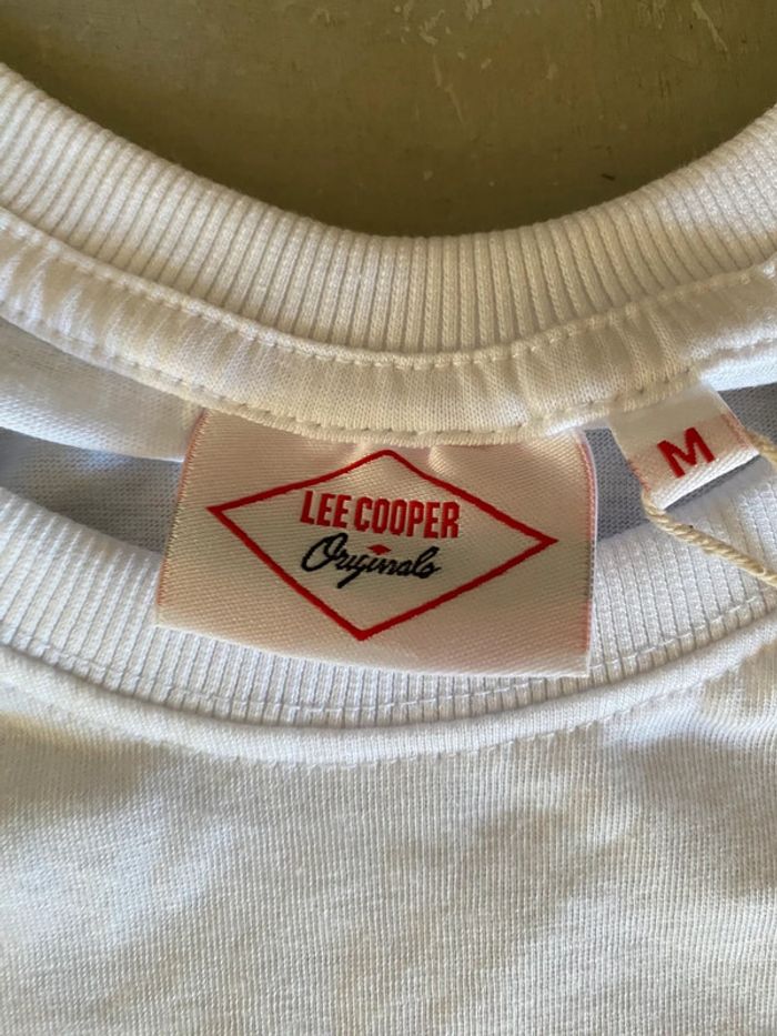 Tee shirt Lee Cooper blanc neuf avec étiquette taille M / L - photo numéro 13