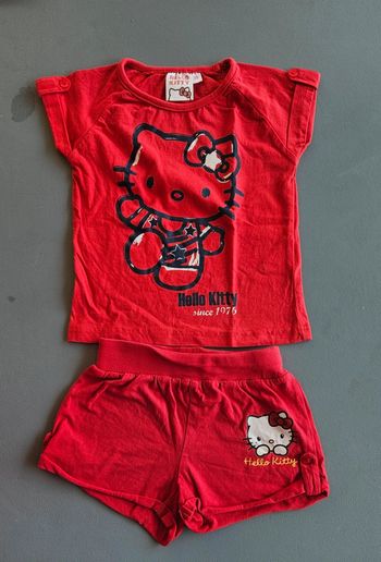 Hello kitty - Ensemble - 100% coton - Taille 2/3 ans