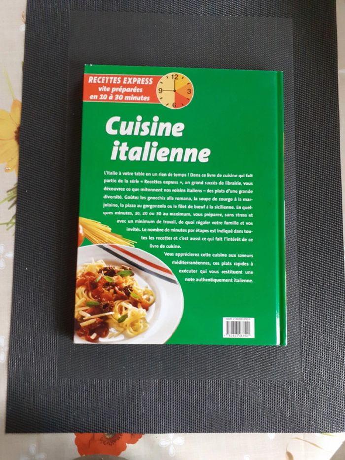 Livre cuisine italienne - photo numéro 2