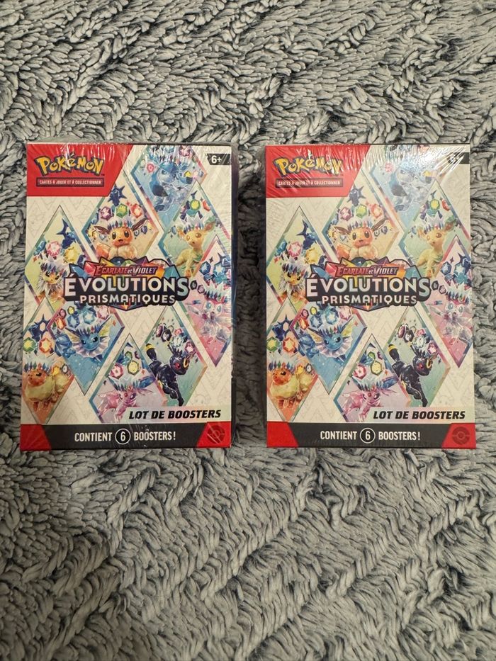Lot de 2 bundle Pokémon 8.5 évolution prismatique