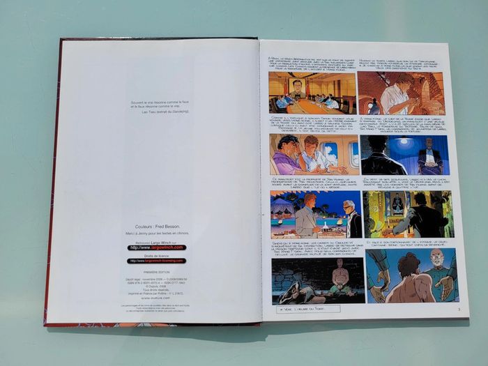 BD Largo Winch : La voie et la vertu, La Loi du Dollar, album double 20 ans tome 9 et 10 - photo numéro 4