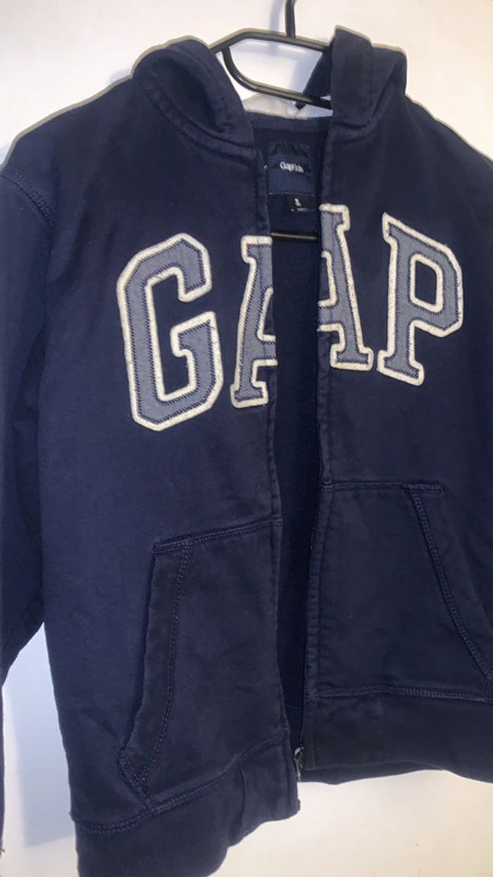 Sweat zippé 8 ans gap - photo numéro 2