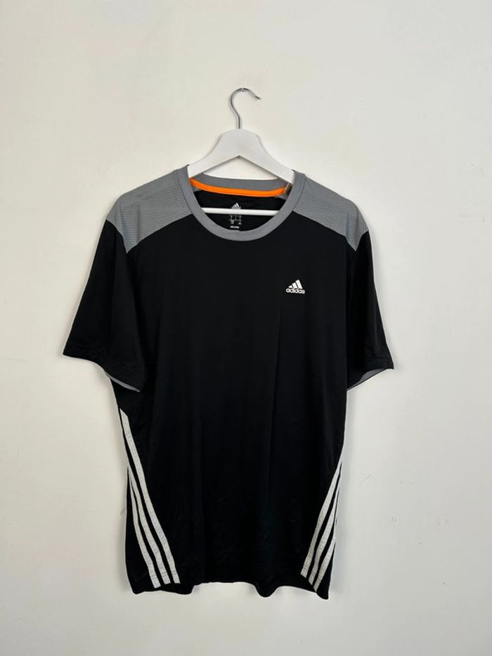 Maillot Homme Adidas Noir Gris et Blanc | Taille L | Très Bon État | Style Sportif | #TM63