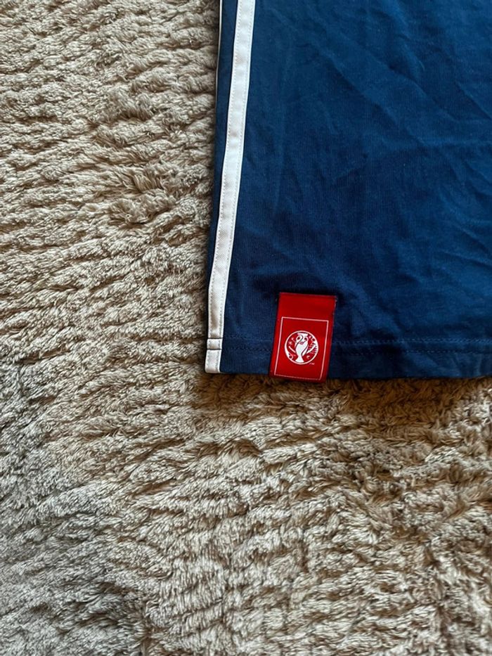 Tee shirt homme vintage Adidas Euro 2016 / Bleu / M / Très bon état - photo numéro 9