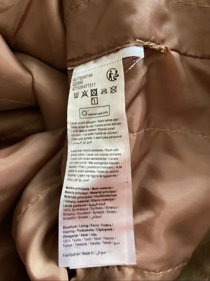 Veste simili beige - photo numéro 4