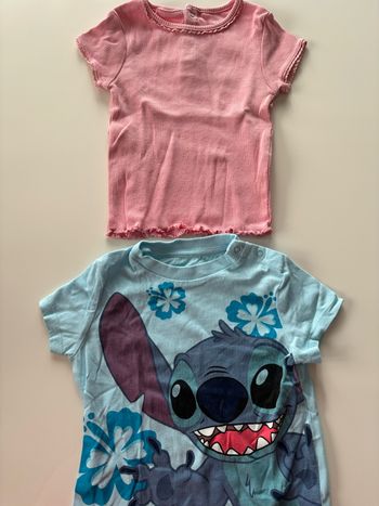 Lots de 2 tee-shirts 18 mois