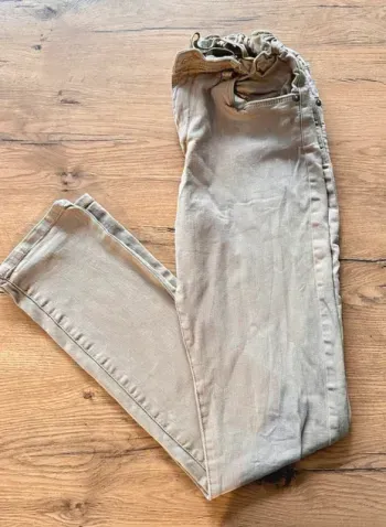 Jeans garçon 13-14 ans crème beige