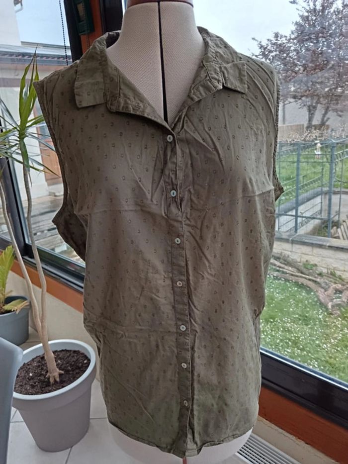 Chemise sans manches Kiabi XL