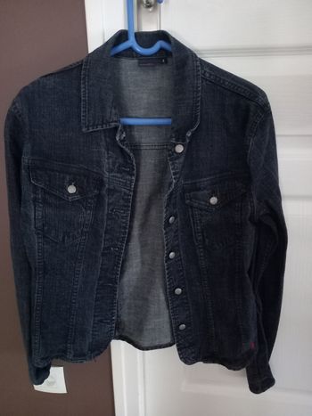 Veste jean noire