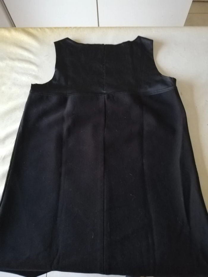 Robe noire droite t. 40 Jacqueline Riu. Bi matière - photo numéro 10