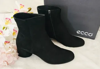 Bottes Bottines Cuir Zip Ecco T41