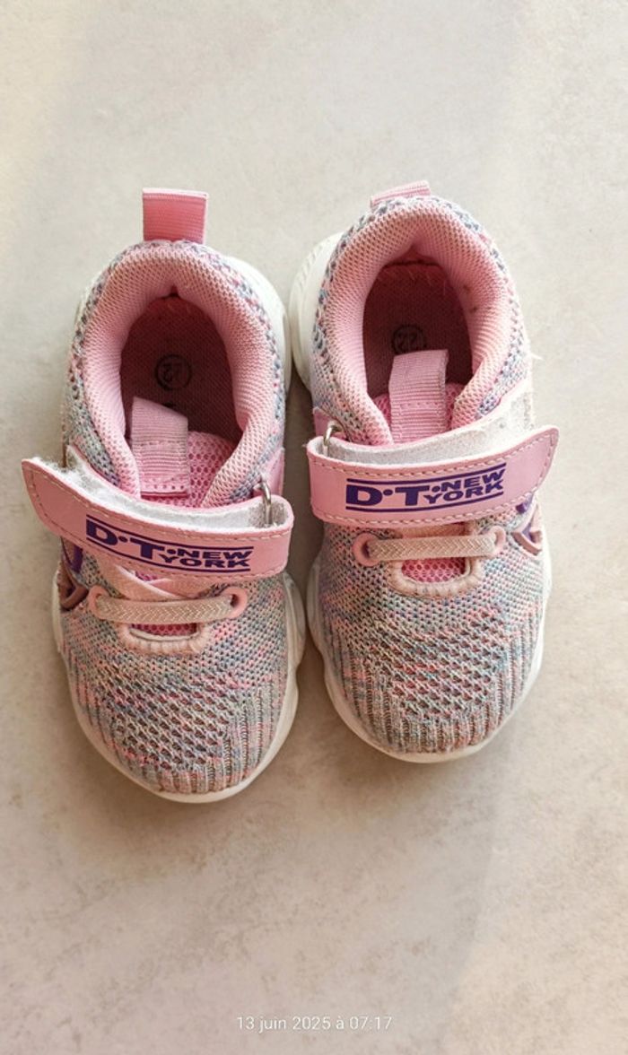Baskets à scratchs filles - 22 - photo numéro 3