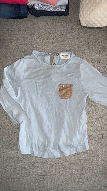 T-shirt bleu TAo 6 mois