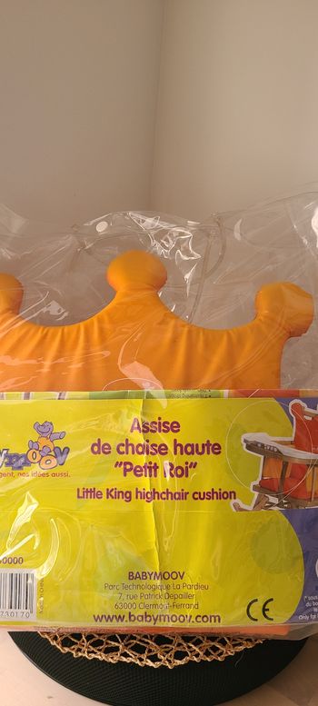 assise de chaise haute petit roi babymoov