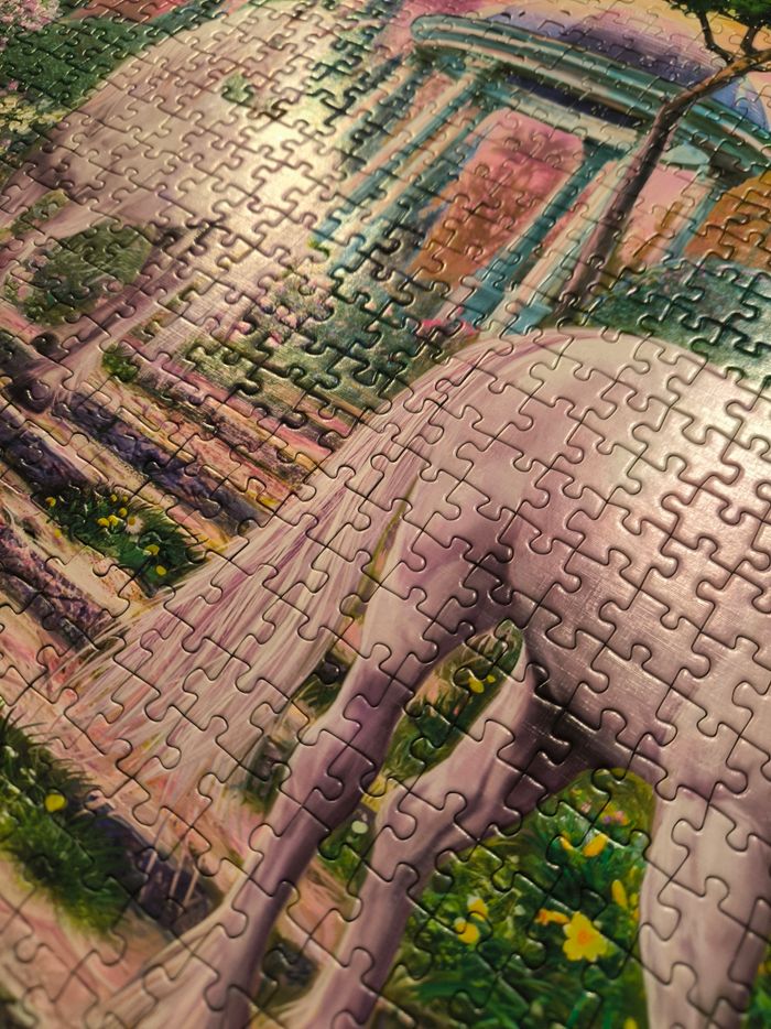 Puzzle Le jardin des licornes Clementoni 2000 pièces - photo numéro 7