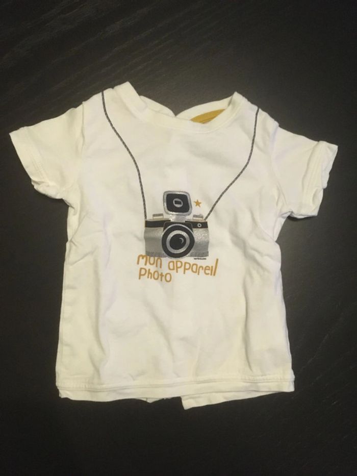 T-shirt Vertbaudet « Mon appareil photo »