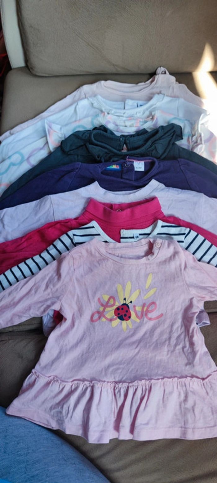 Lot tee shrit manches longues