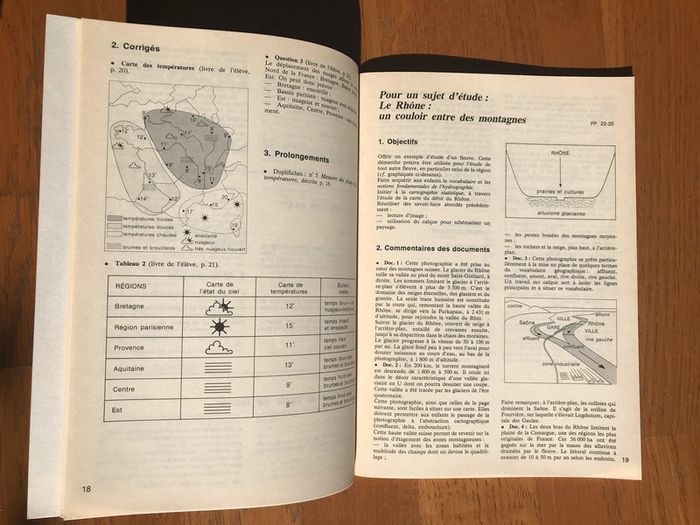 Géographie CE2 - livre du maître - collection Pour connaître la France - photo numéro 2