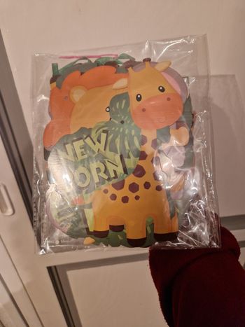 Guirlande 1 an bébé jungle