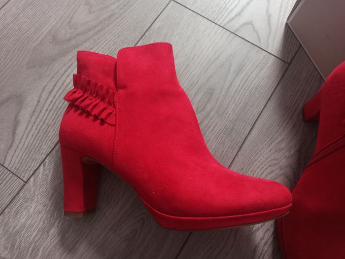 Bottines rouges Tamaris - photo numéro 3