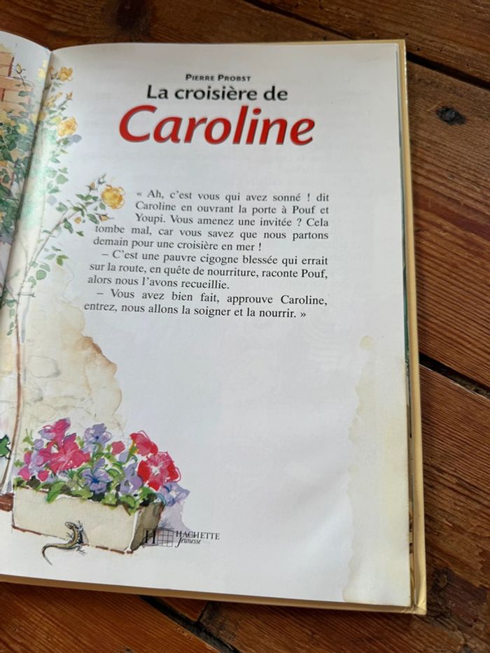 Couverture bleue Moyen Livre bd album La croisière de Caroline Hachette - photo numéro 4