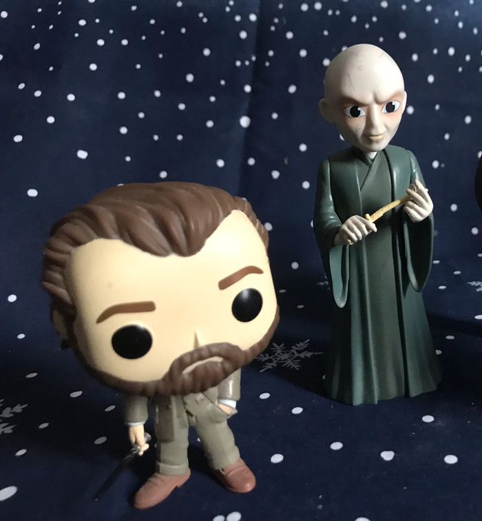 Lot de 3 figurines Harry Potter 2 Funko Pop et 1 figurine Voldemort - photo numéro 4