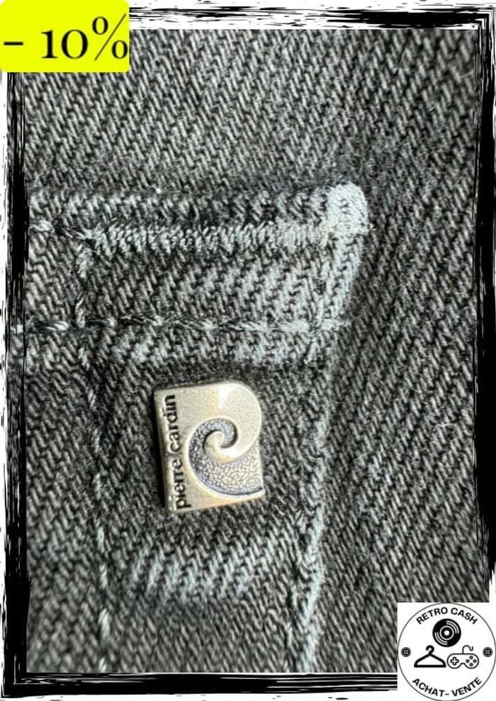 Jean black star pierre Cardin noir homme taille w36/l34 - photo numéro 3
