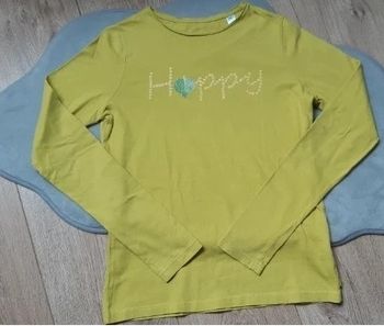 Tee-shirt okaidi "happy" 12 ans en parfait état
