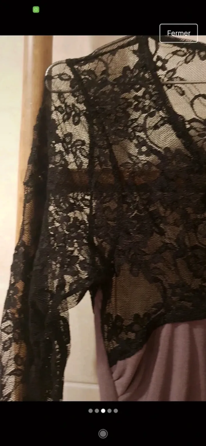 Sublime robe de fête 🥂 dentelle 36 neuve - photo numéro 3