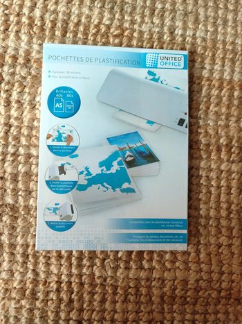 Feuille plastification A5