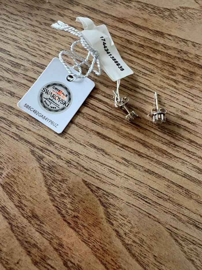 Boucles d’oreilles Swarovski - photo numéro 3