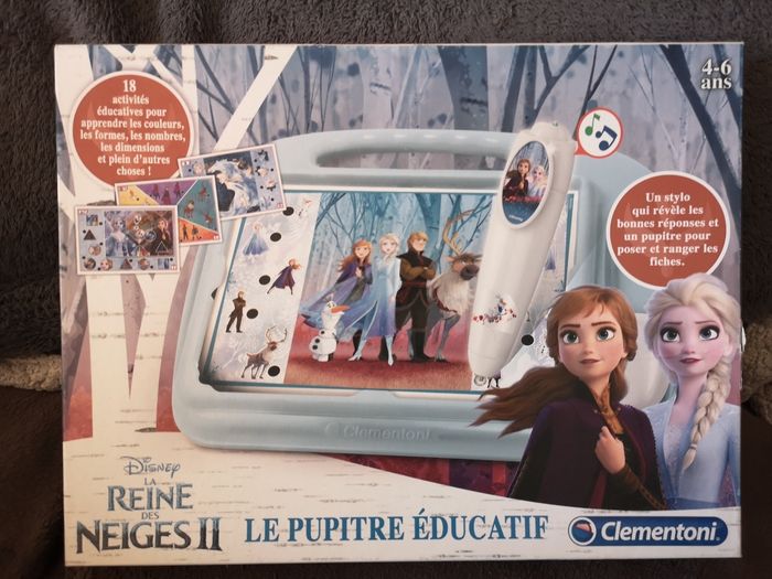 Pupitre educatif la reine des neiges