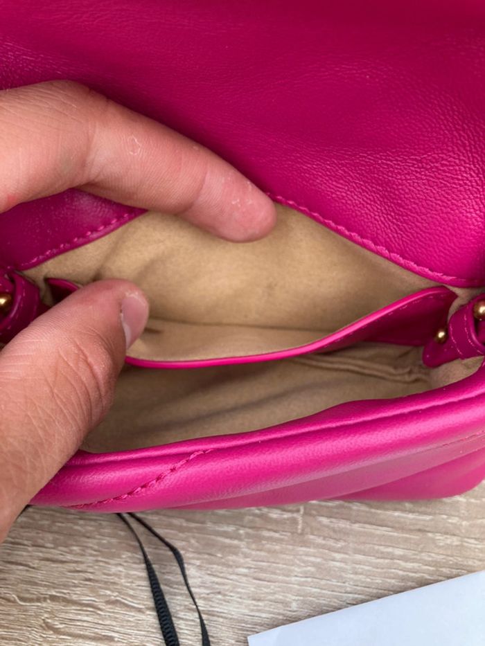 Sac à main PINKO Love Puff MICRO Rose- 10x5x15 - photo numéro 8