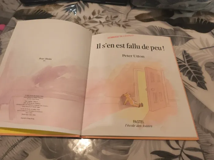 Album école des loisirs il s'en est fallu de peu - photo numéro 2