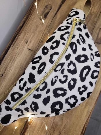 Sac banane coton motif