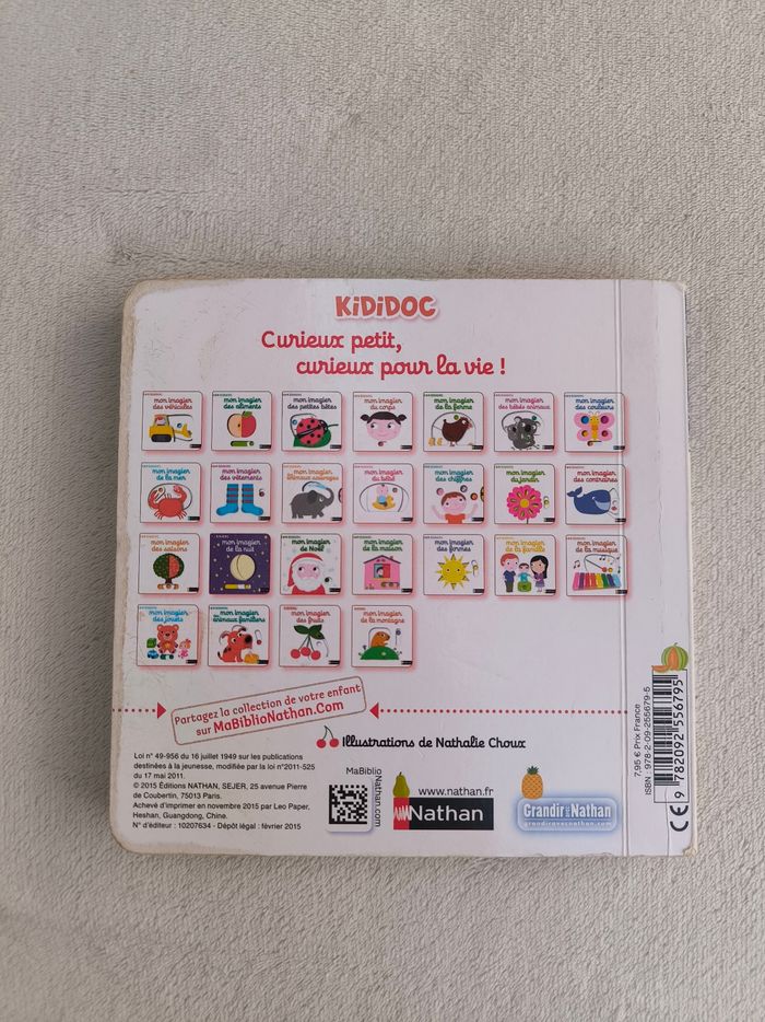Livre Kididoc Mon imagier des fruits Nathan - photo numéro 3