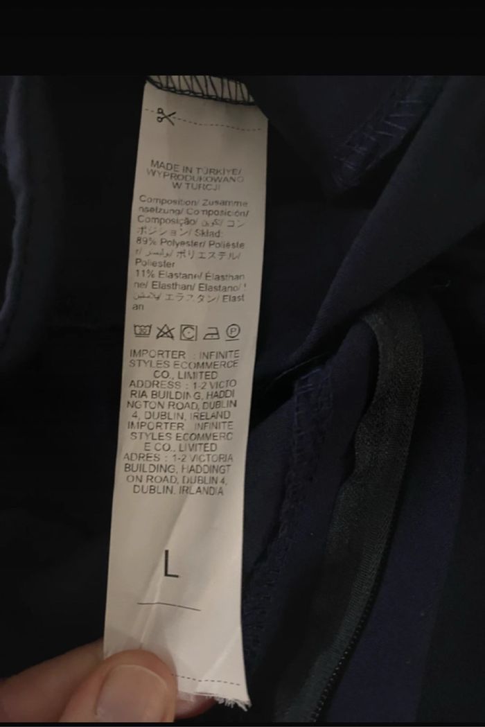 Pantalon élégant bleu marine - photo numéro 3