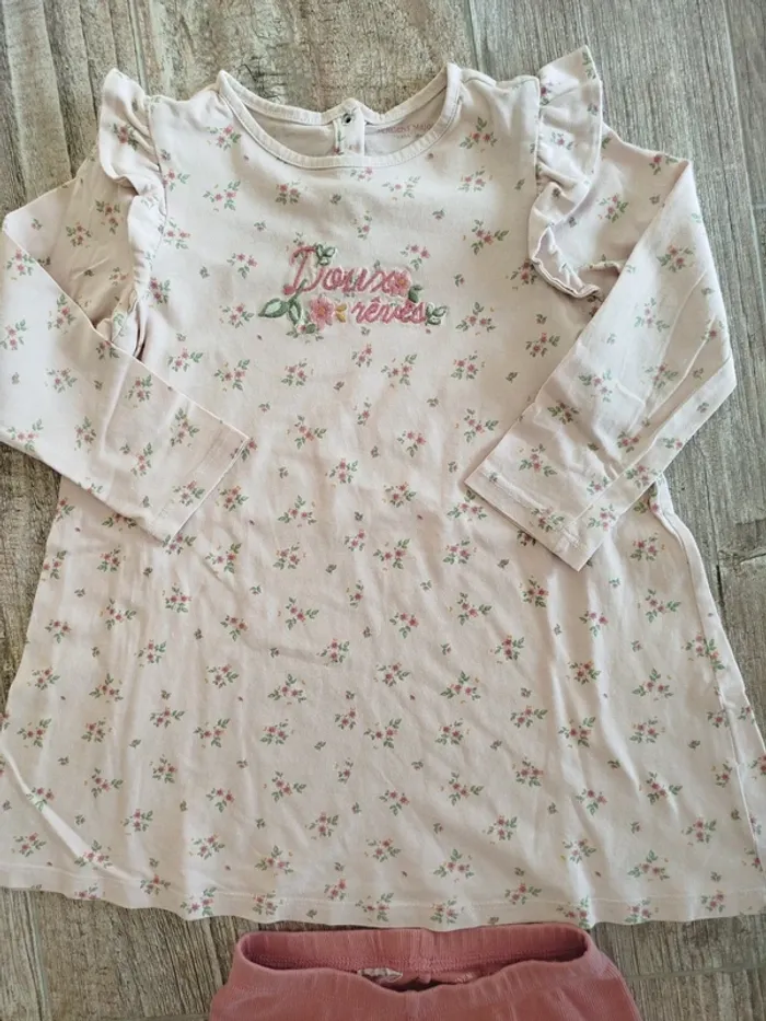 Pyjama en coton 2 pièces fille sergent major 4 ans - photo numéro 2