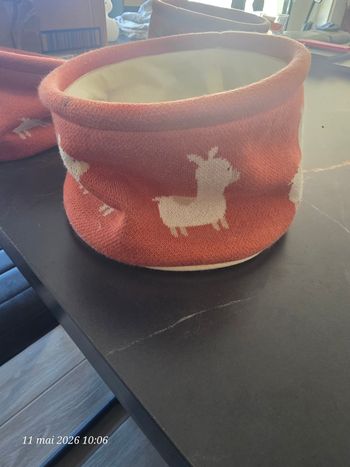 Panier rangement lama x3